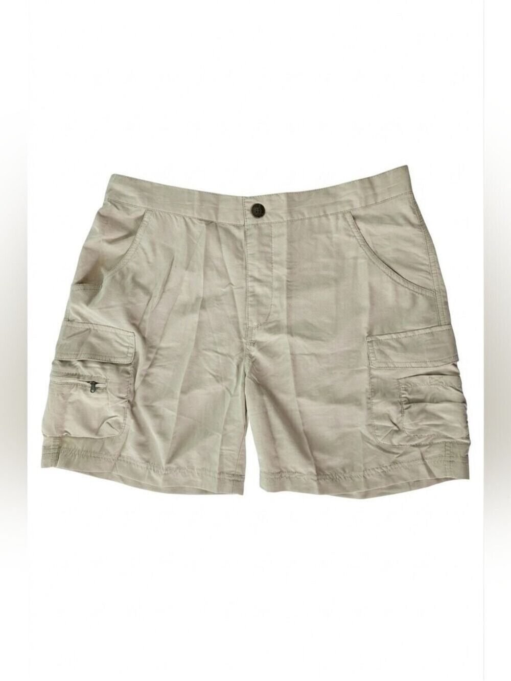 White Sierra Women's Crystal Covr Shorts Pale Taupe Beige Gorpcore NWT Medium